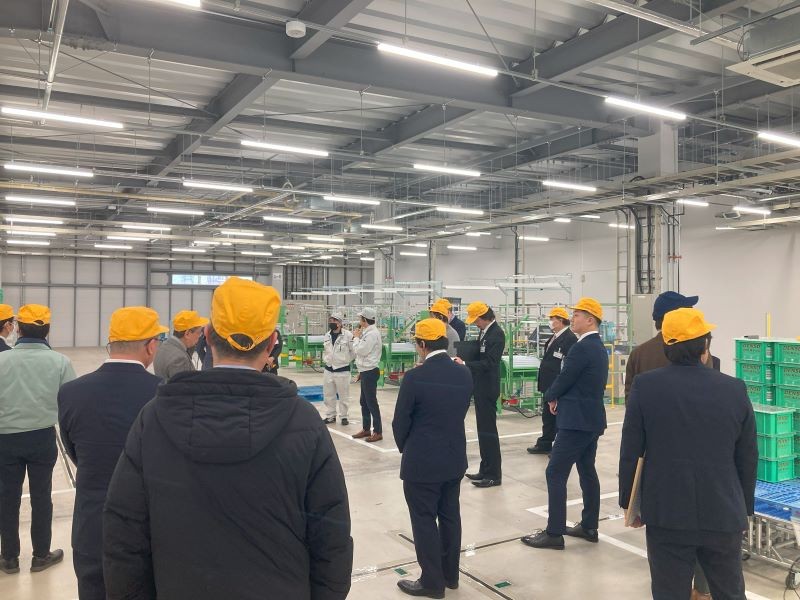 Japan Die & Mold Industry Association Technical Committee held a factory tour of KUNO Kinzoku Industry Co.,Ltd.