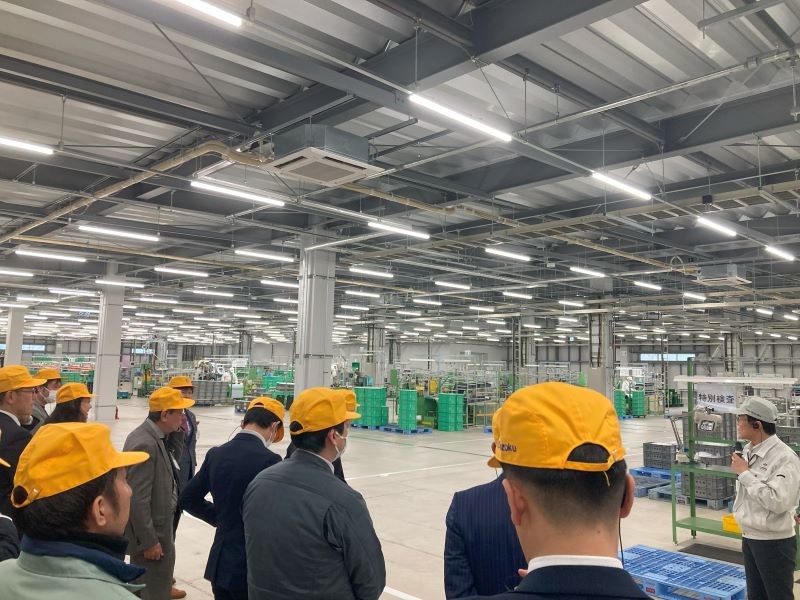 Japan Die & Mold Industry Association Technical Committee held a factory tour of KUNO Kinzoku Industry Co.,Ltd.
