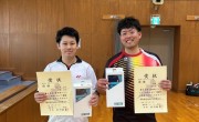 男子ダブルス1部　優勝