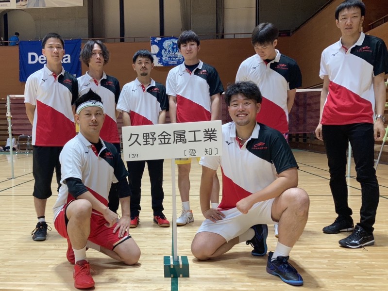 松山で開催されたバドミントン全国大会の結果　一次リーグ1勝1負でした