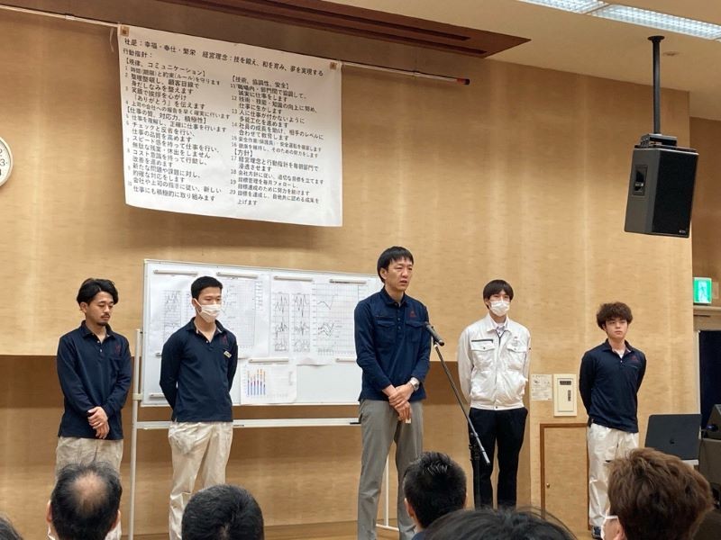 バドミントン壮行会を行いました