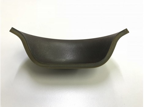 リニアモーターカー向け（絞り）ハイマンガン鋼　難加工材  ハイマンガン材の絞り加工を実現