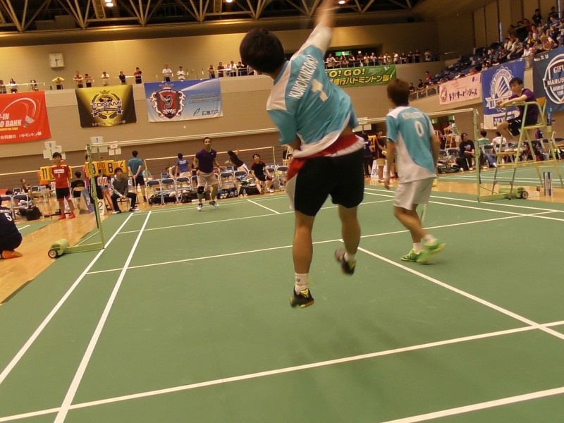 全日本実業団バドミントン山口大会の結果と写真