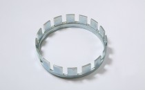 ハブコンバーター，フロント，アウタ　SPH440　t＝5.6  厚板の高精度絞り製品。