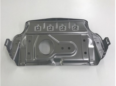 クッションシートフレーム　SPC440　t＝1.4　ハイテン材の深絞り高精度製品。