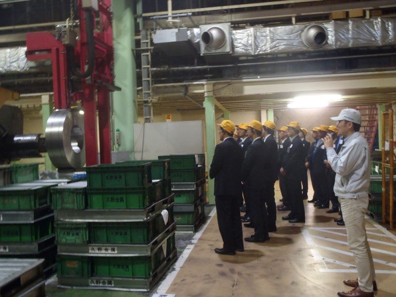 名古屋商工会議所の皆様が工場見学で来社されました。