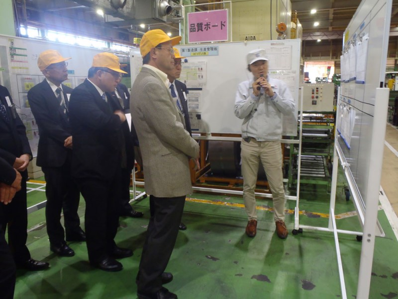 名古屋商工会議所の皆様が工場見学で来社されました。