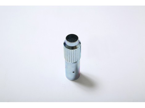 エアバック用チャンバー　SPCE−BN  t＝1.2　精密深絞りの側面に、極小多数穴明け！　円柱真円度：φ24±0.05