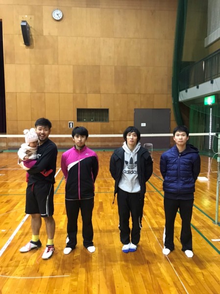 実業団バドミントン　チーム久野金属工業が後期リーグにて2部に昇格しました