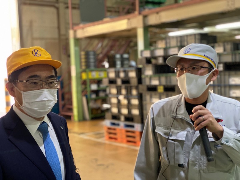 大村知事愛知県知事が来社されました。