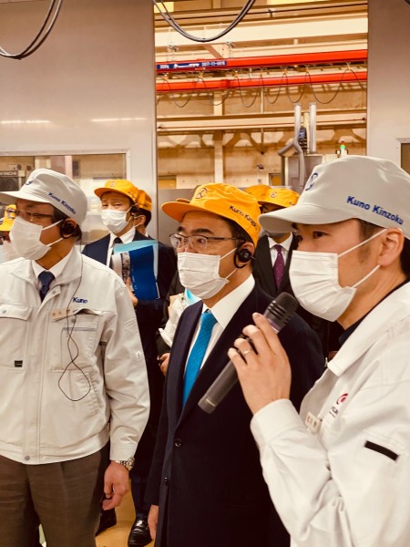 大村知事愛知県知事が来社されました。