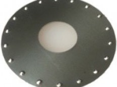 Solar cell module mounting bracket earth plate