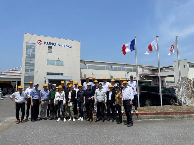 フランスからのお客様、大歓迎！〜久野金属工業のLeanなものづくり視察〜
