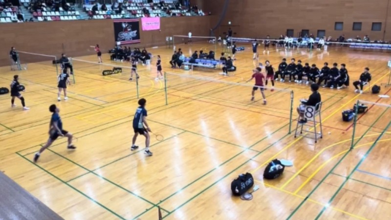 2025年4月6日　バドミントン東海実業団大会が行われました