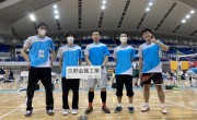 Kuno Metal Industry's team participated in the National Corporate Badminton Tournament held in Osaka.